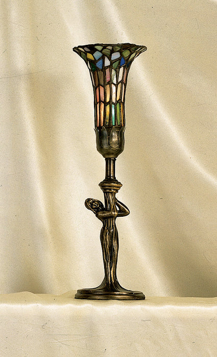 Meyda Tiffany - 13720 - One Light Accent Lamp - Nouveau Lady - Mahogany Bronze