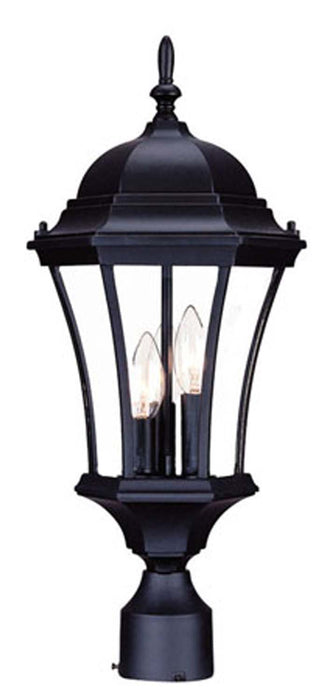 Acclaim Lighting - 5027BK - Three Light Outdoor Post Mount - Bryn Mawr - Matte Black
