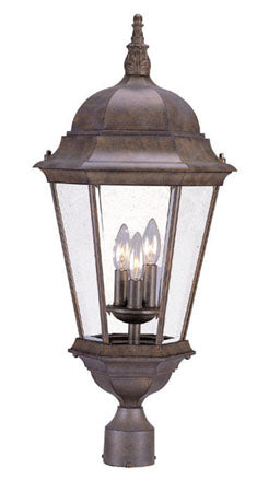 Acclaim Lighting - 5027BW - Three Light Outdoor Post Mount - Bryn Mawr - Burled Walnut