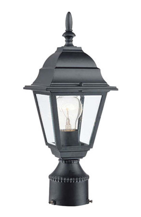 Acclaim Lighting - 4007BK - One Light Outdoor Post Mount - Builders` Choice - Matte Black