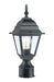 Acclaim Lighting - 4007BK - One Light Outdoor Post Mount - Builders` Choice - Matte Black