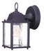 Acclaim Lighting - 5001BK/SD - One Light Outdoor Wall Mount - Builders` Choice - Matte Black