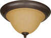 Nuvo Lighting - 60-1026 - Two Light Flush Mount - Castillo - Sonoma Bronze / Champagne