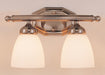 Trans Globe Imports - 2512 BN - Two Light Vanity Bar - Ashlea - Brushed Nickel