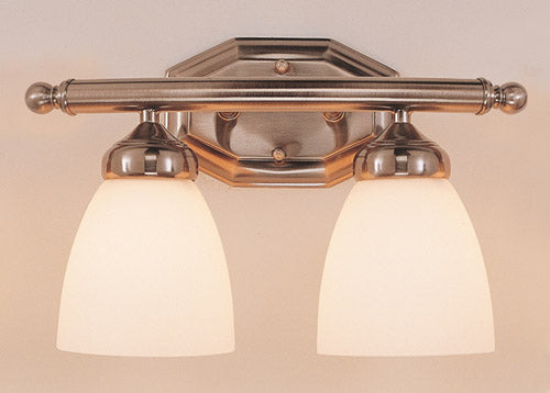 Trans Globe Imports - 2512 BN - Two Light Vanity Bar - Ashlea - Brushed Nickel