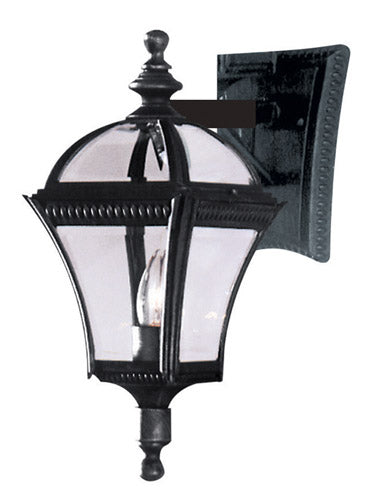 Trans Globe Imports - 5081 BK - One Light Wall Lantern - Washington - Black