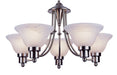 Trans Globe Imports - 6545 BN - Five Light Chandelier - Perkins - Brushed Nickel