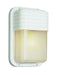 Trans Globe Imports - 41105 WH - One Light Bulkhead - Mesa - White