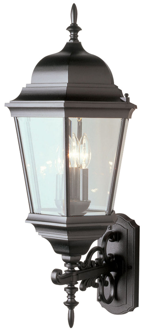 Trans Globe Imports - 51000 BK - Three Light Wall Lantern - Classical - Black