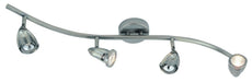 Trans Globe Imports - W-466 BN - Four Light Track Light - Stingray - Brushed Nickel
