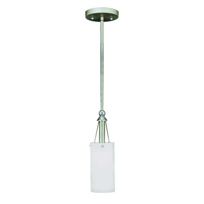Forte - 2225-01-55 - One Light Mini Pendant - Brushed Nickel