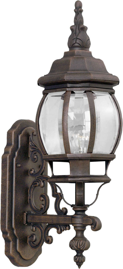 Forte - 1701-01-28 - One Light Outdoor Lantern - Painted Rust A - Painted Rust