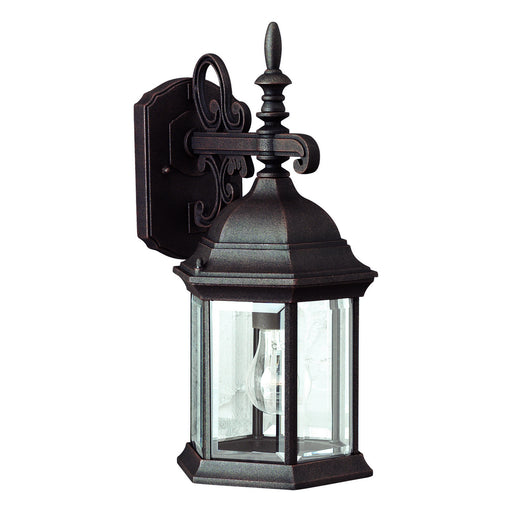 Forte - 1708-01-28 - One Light Outdoor Lantern - Painted Rust