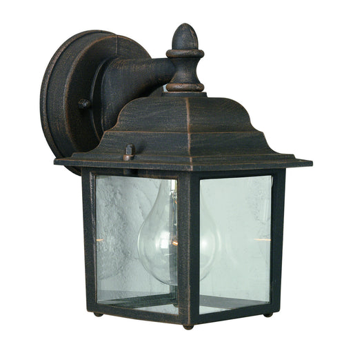 Forte - 1745-01-28 - One Light Outdoor Lantern - Painted Rust
