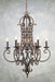 Forte - 7346-09-21 - Mid. Chandeliers - Candle - Chandeliers Rustic Spice - Rustic Spice