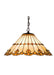 Meyda Tiffany - 17580 - Three Light Pendant - Nouveau Cone - Antique Brass