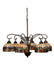 Meyda Tiffany - 18693 - Six Light Chandelier - Tiffany Candice - Green/Blue Pbag