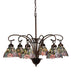 Meyda Tiffany - 18720 - Six Light Chandelier - Wisteria - Oil Rubbed Bronze