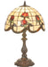Meyda Tiffany - 19139 - One Light Accent Lamp - Roseborder - Antique Copper