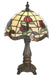 Meyda Tiffany - 19189 - One Light Mini Lamp - Roseborder - Mahogany Bronze