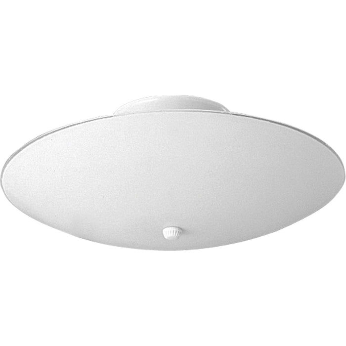 Progress Lighting - P4609-30 - Two Light Close-to-Ceiling - Round Glass - White