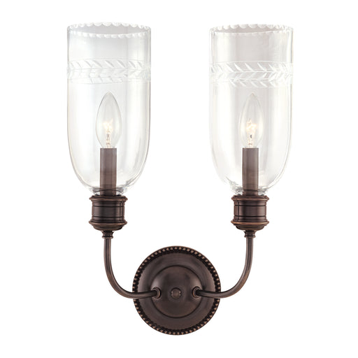 Hudson Valley - 292-OB - Two Light Wall Sconce - Lafayette - Old Bronze