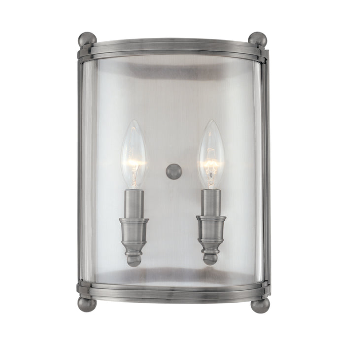 Hudson Valley - 1302-AN - Two Light Wall Sconce - Mansfield - Antique Nickel