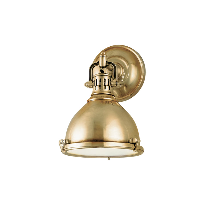 Hudson Valley - 2209-AGB - One Light Wall Sconce - Pelham - Aged Brass