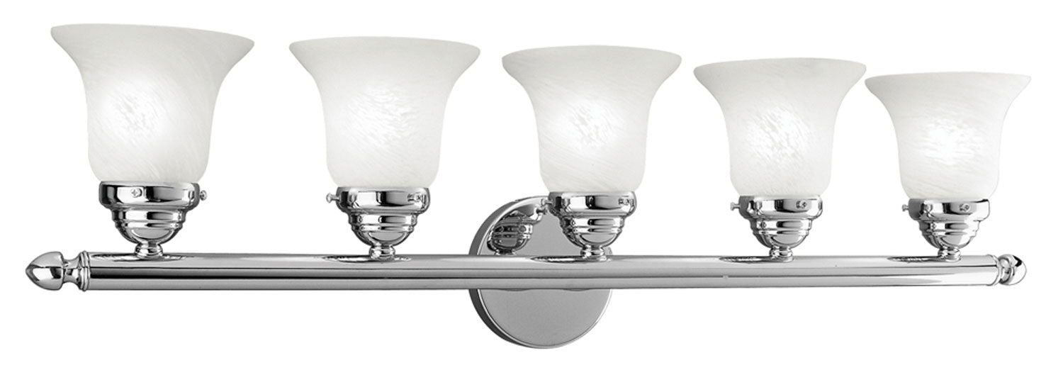 Livex Lighting - 1065-05 - Five Light Bath Vanity - Neptune - Polished Chrome