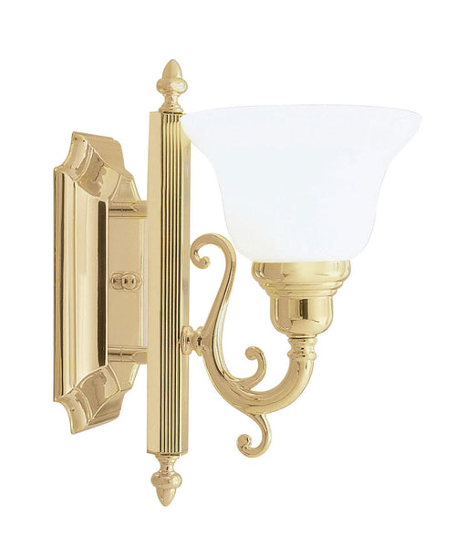 Livex Lighting - 1281-02 - One Light Bath Vanity - French Regency - Polished Brass