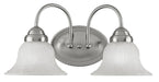 Livex Lighting - 1532-91 - Two Light Bath Vanity - Edgemont - Brushed Nickel