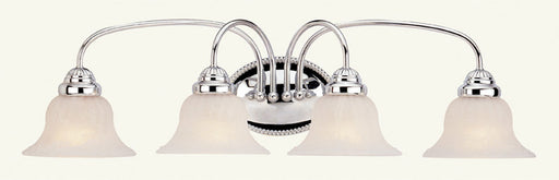 Livex Lighting - 1534-05 - Four Light Bath Vanity - Edgemont - Polished Chrome