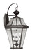 Livex Lighting - 2361-04 - Three Light Outdoor Wall Lantern - Georgetown - Black