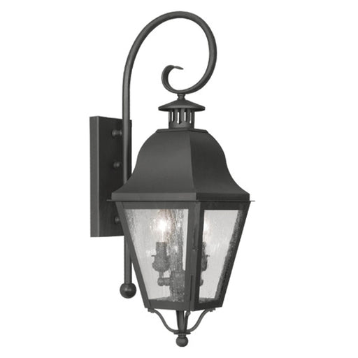 Livex Lighting - 2551-04 - Two Light Outdoor Wall Lantern - Amwell - Black
