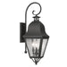 Livex Lighting - 2555-04 - Three Light Outdoor Wall Lantern - Amwell - Black