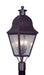 Livex Lighting - 2556-07 - Three Light Post-Top Lanterm - Amwell - Bronze