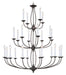 Livex Lighting - 4180-07 - 24 Light Chandelier - Home Basics - Bronze