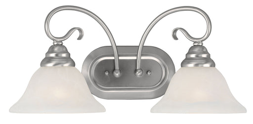 Livex Lighting - 6102-91 - Two Light Bath Vanity - Coronado - Brushed Nickel