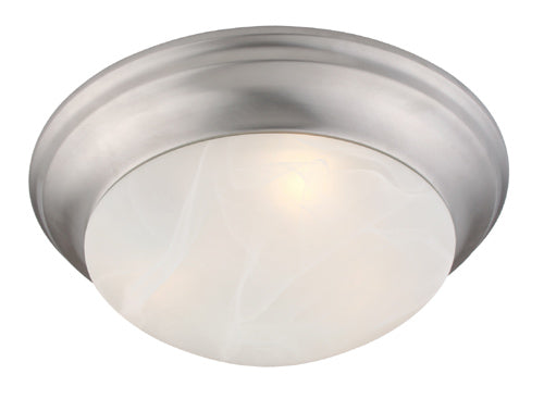 Livex Lighting - 7303-91 - Two Light Ceiling Mount - Omega - Brushed Nickel