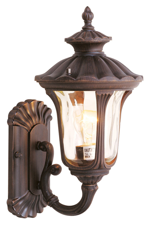Livex Lighting - 7650-58 - One Light Outdoor Wall Lantern - Oxford - Imperial Bronze