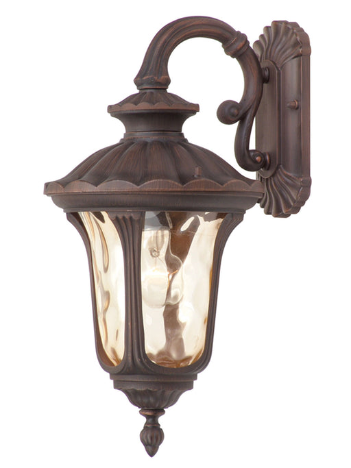 Livex Lighting - 7653-58 - One Light Outdoor Wall Lantern - Oxford - Imperial Bronze