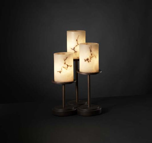 Justice Designs - FAL-8797-10-DBRZ - Three Light Table Lamp - LumenAria - Dark Bronze