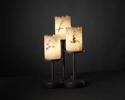 Justice Designs - FAL-8797-12-DBRZ - Three Light Table Lamp - LumenAria - Dark Bronze