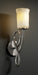 Justice Designs - GLA-8911-16-WHTW-NCKL - Wall Sconce - Veneto Luce™ - Brushed Nickel
