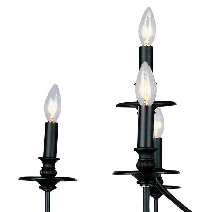 Nine Light Chandelier from the Hartford collection in Oil Rubbed Bronze finish