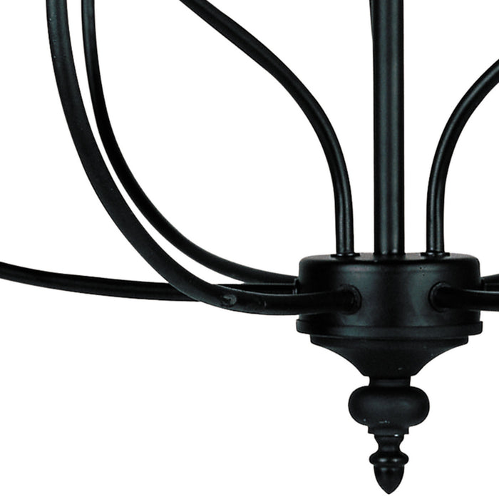 Nine Light Chandelier from the Hartford collection in Oil Rubbed Bronze finish
