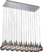 ET2 - E20118-18 - 24 Light Pendant - Larmes - Polished Chrome