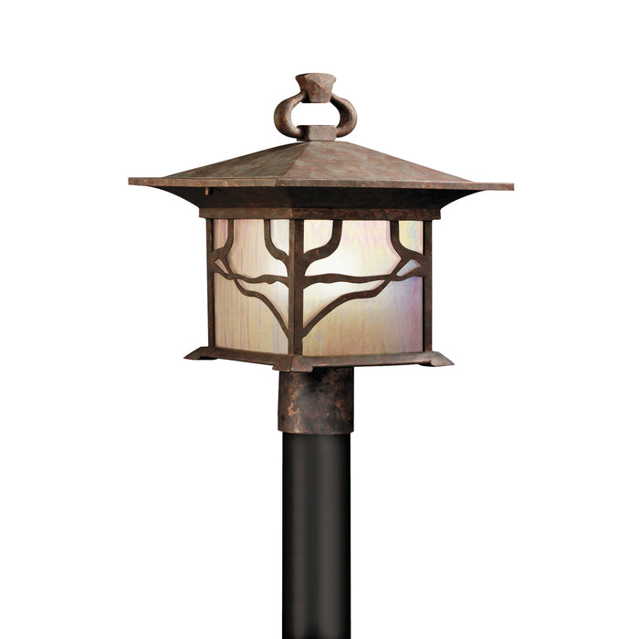Kichler - 9920DCO - One Light Outdoor Post Mount - Morris - Distressed Copper