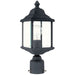 Dolan Designs - 932-50 - One Light Post Mount - Charleston - Black
