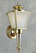 Forte - 10009-01-02 - One Light Outdoor Lantern - Solid Brass B - Solid Brass